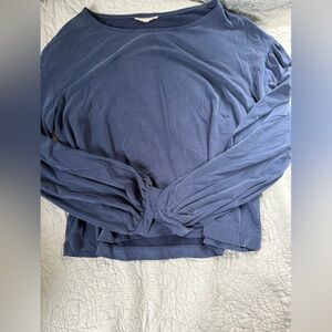 Madewell Women's Blue Long Sleeve Top